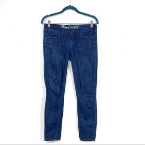 Madewell Dark Wash Classic Five Pocket Style Skinny Jeans Blue Size 24 X 32